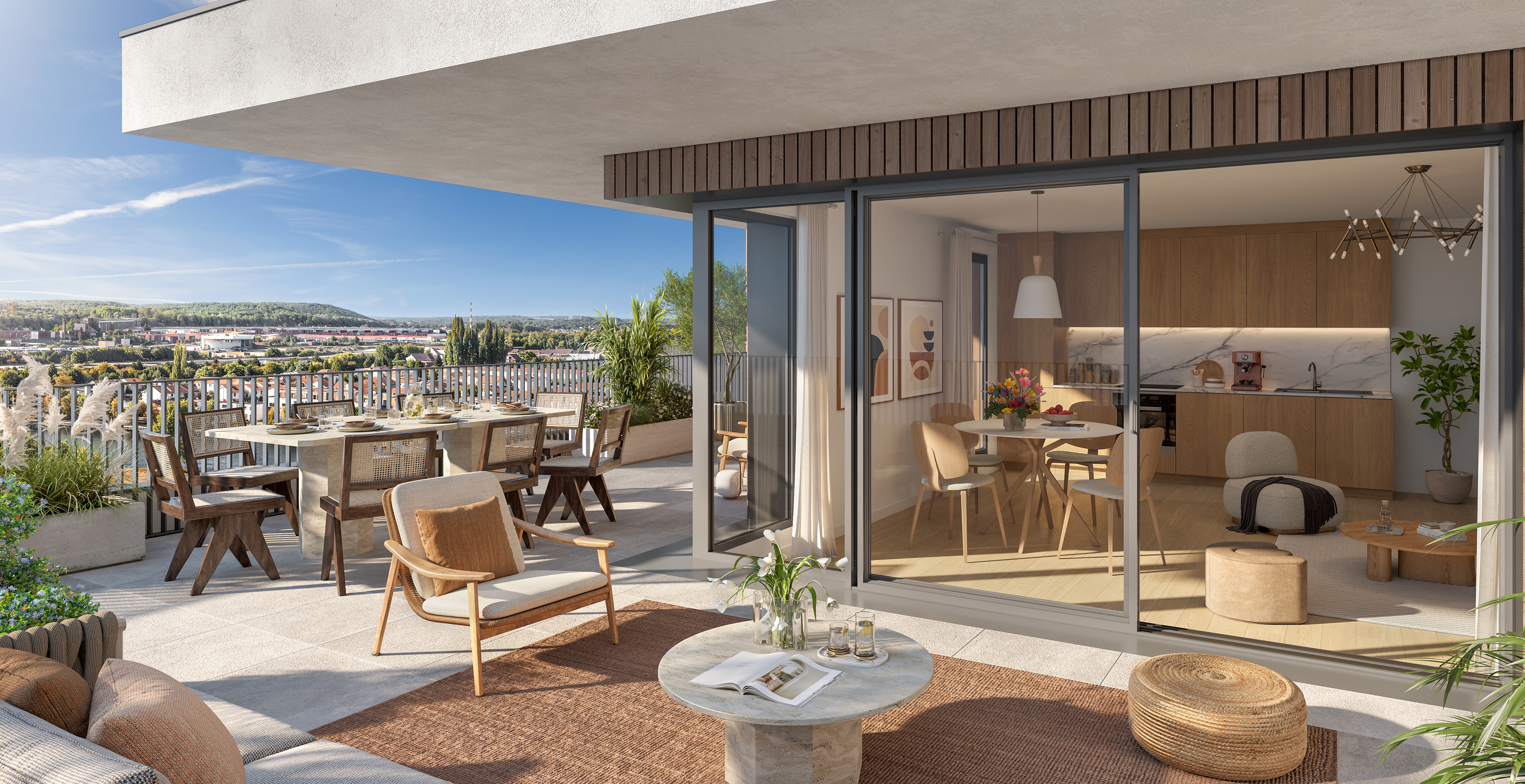 Vue terrasse privative